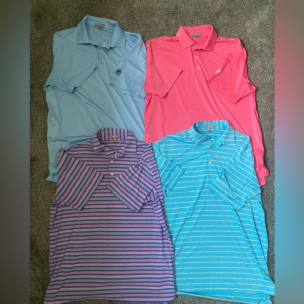 Peter Millar Summer Comfort Polos w/ Country Club Logo’s